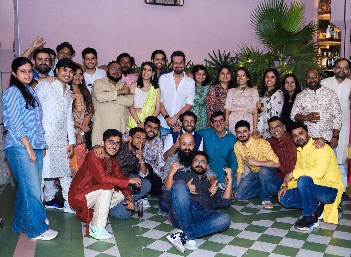nipunmarya's tweet image. Lights, laughter, and a little pre-Diwali cheer at #iQOO.