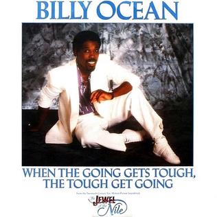 Lyric of the day;
'Yeah, oh, do da do da
I got something to tell you
I got something to say
I'm gonna put this dream in motion
I Never let nothing stand in my way
When the going gets touch
The tough get going!'

Billy Ocean - 1986