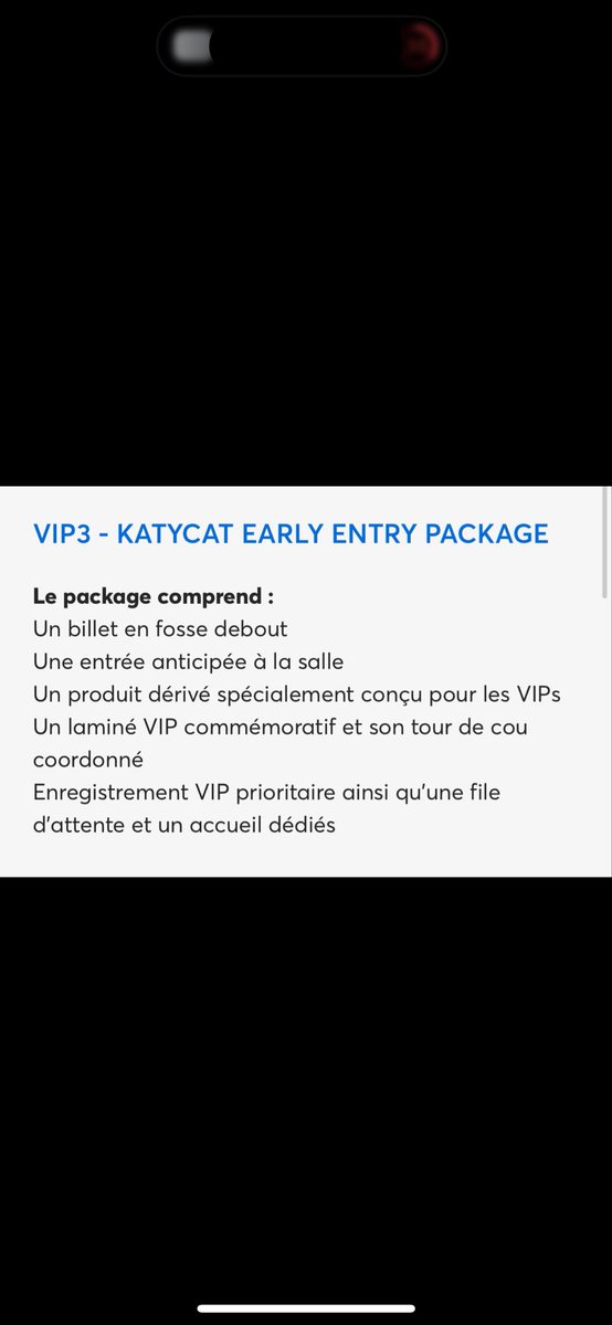 sacha_buisson1's tweet photo. Bonjour :) 

Ayant un empêchement, je vends deux places pour le concert de Katy Perry le 24 octobre à l'AccorArena à Paris.

Ce sont deux places en VIP 3.

Achetées 150€ l'unité, je les vends 100€ l'unité.

#katyperry #lifetimestour #lifetimestourparis #katy #accorarena https://t.co/S7lyqg74Eq