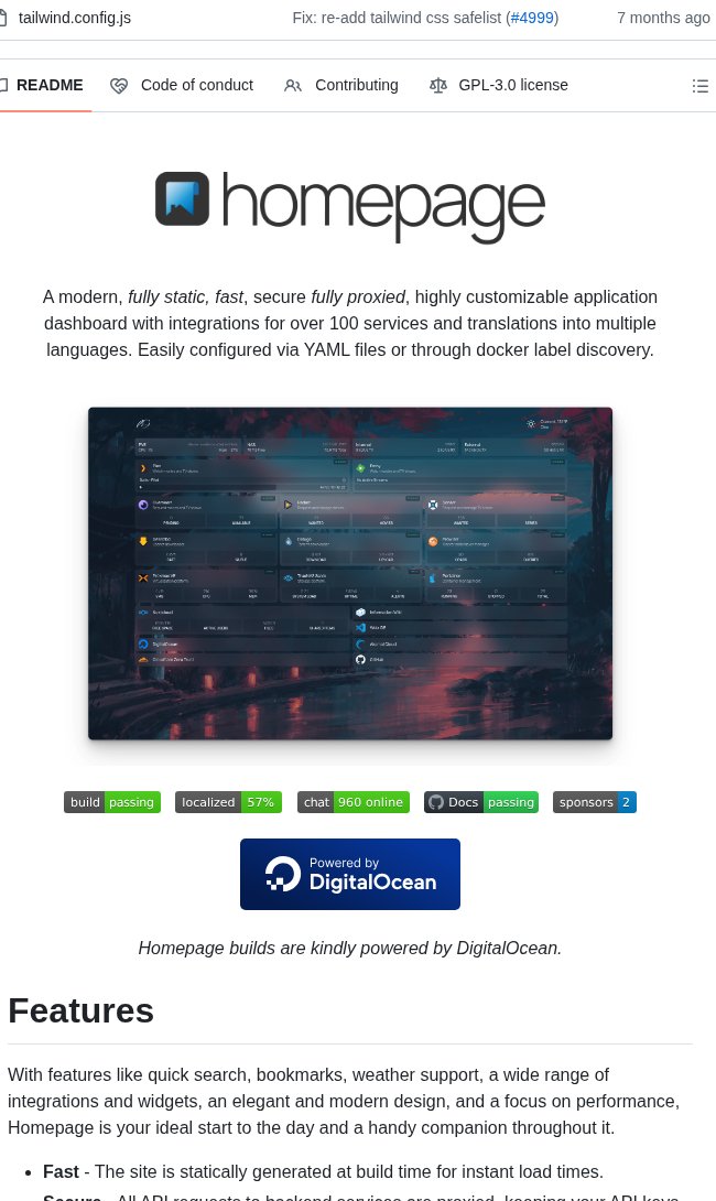 tom_doerr's tweet image. Customizable dashboard with integrations for services and translations