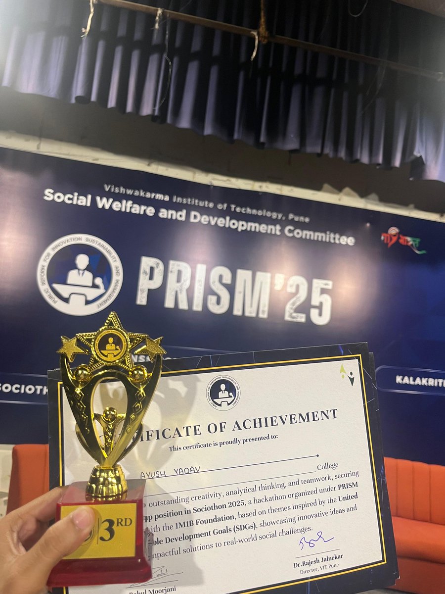 SumitGond28's tweet image. Another win🏆, 5th Consecutive win Within month.
Keeping up the same grit.
Continuing the steak.!
Credit to @Hiteshdotcom web dev course!
