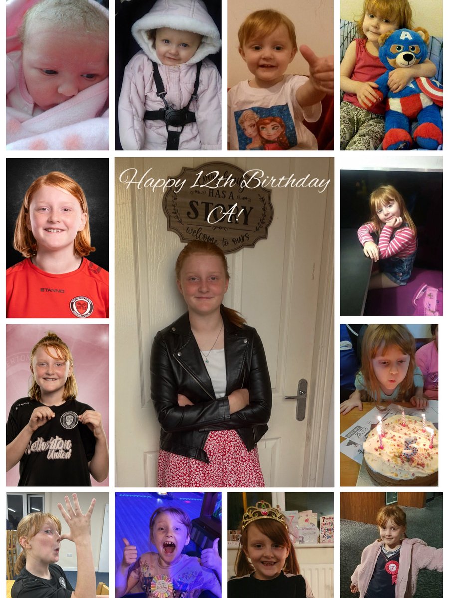 Happy 12th Birthday to our beautiful girl. Keep being the amazing girl you are! We are so incredibly proud of you and adore you all the world! ❤️🥰🎉🥳🎂🎁