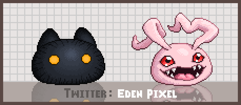 eden_pixel's tweet photo. Botamon &amp; Koromon
#Digimon #デジモン #pixelart https://t.co/bHZ5meKASr