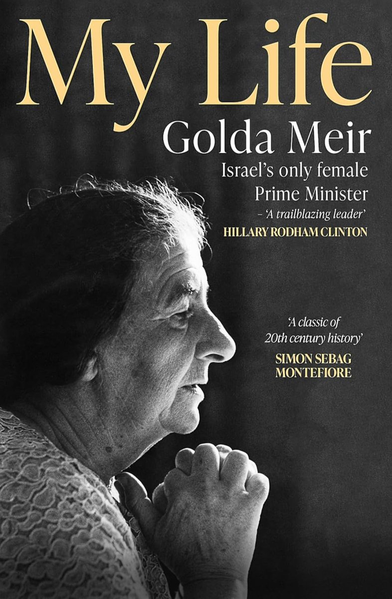 #पुस्तकांची_ओळख
(#कॉपीपेस्ट 😊) 

Golda Meir was without doubt one of the most incredible women of her - and any - time. Born in 1898 in Kyiv, she was the daughter of an impoverished carpenter - and became the first (and only) female Prime Minister of Israel. Meir's earliest