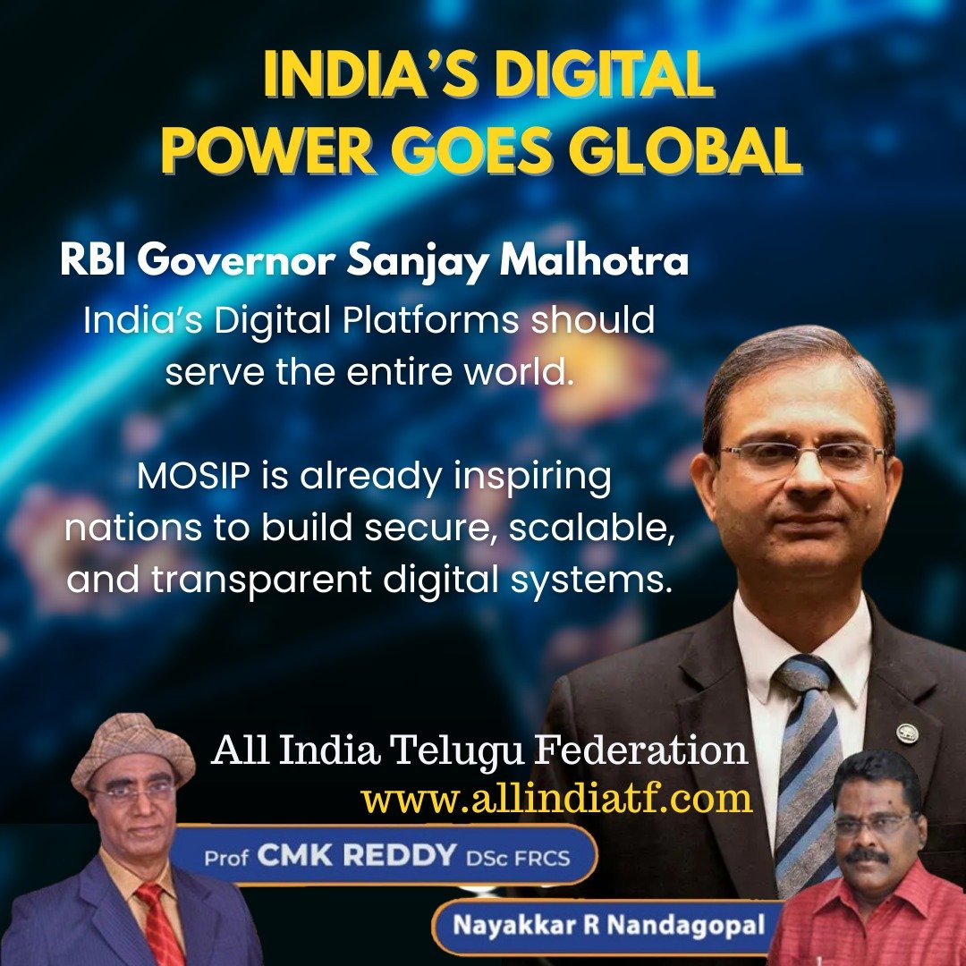 ProfCmkr's tweet image. 🌐 India’s Digital Power Goes Global! 🇮🇳
RBI Governor Sanjay Malhotra highlights how India’s digital platforms like MOSIP are inspiring nations to build secure, scalable &amp;amp; transparent digital systems. 💻✨

#DigitalIndia #MOSIP #Innovation #TechForGood #IndiaGlobal

@narendramodi