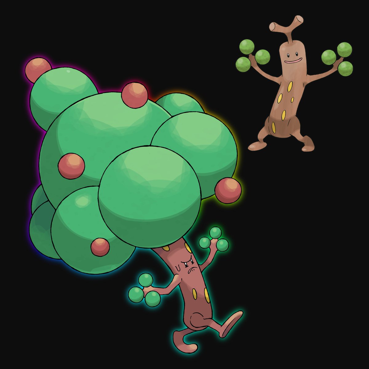 🌳Meet Mega Sudowoodo!! Its heavy body makes it lose balance easily, sometimes toppling over in the middle of battle!!🌳

🔃Rt and likes are apreciated❤️

the design is for sale at my Ko-fi

#PokemonLegendsZA #Pokemon  #メガシンカ