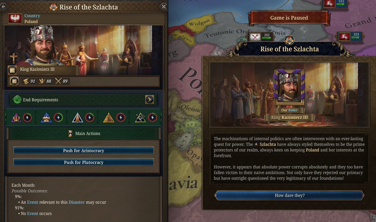 nekotei_m's tweet image. #EU5 #ProjectCaesar
Tinto Flavour#44はポーランド、リトアニア、ルーシ固有コンテンツの紹介
forum.paradoxplaza.com/forum/develope…

◎ポーランド
■歴史的背景…