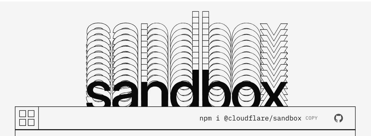 Cloudflare SandboxSDK (beta) Another goldmine for TVs.

developers.cloudflare.com/sandbox/