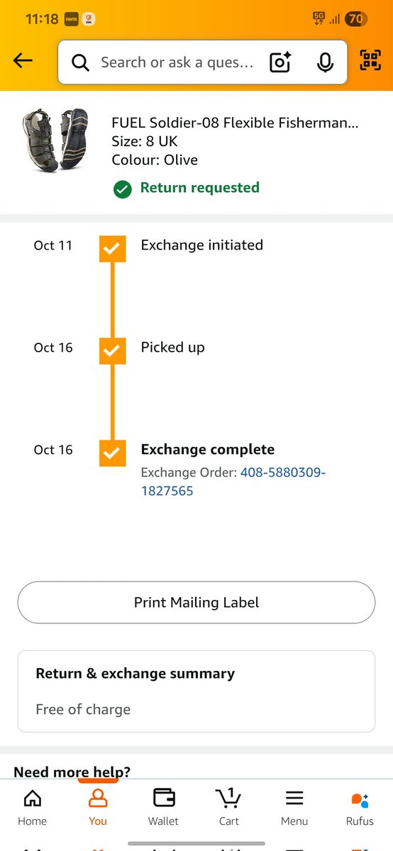 pathaksuraj's tweet photo. @amazonIN this is unacceptable, the item is still with me and the exchange status is complete. Also no contact for the seller. No delivery agent details. No calls.
Cant even call the customer care.
Pathetic service even after buying prime. https://t.co/ag53dKGKNp