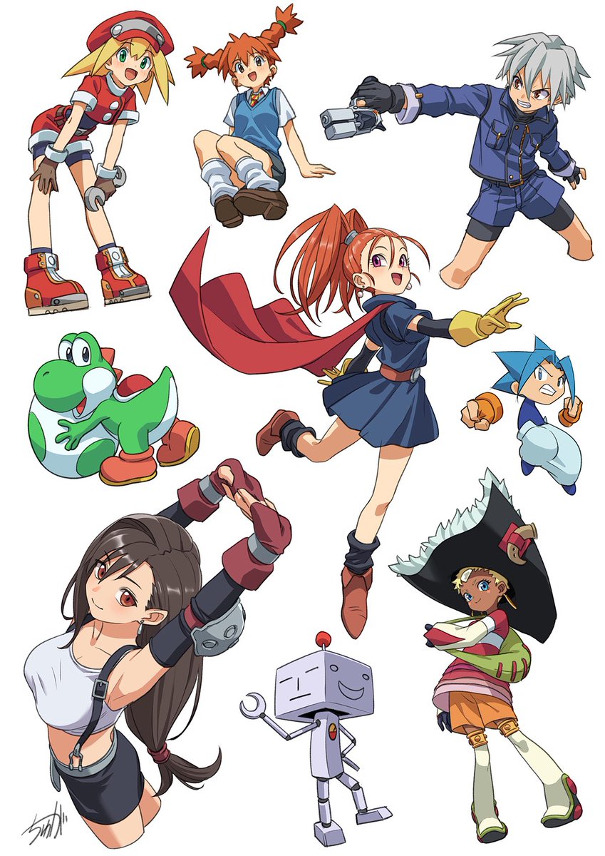 前に描いたゲームキャラも再掲(^-^)b