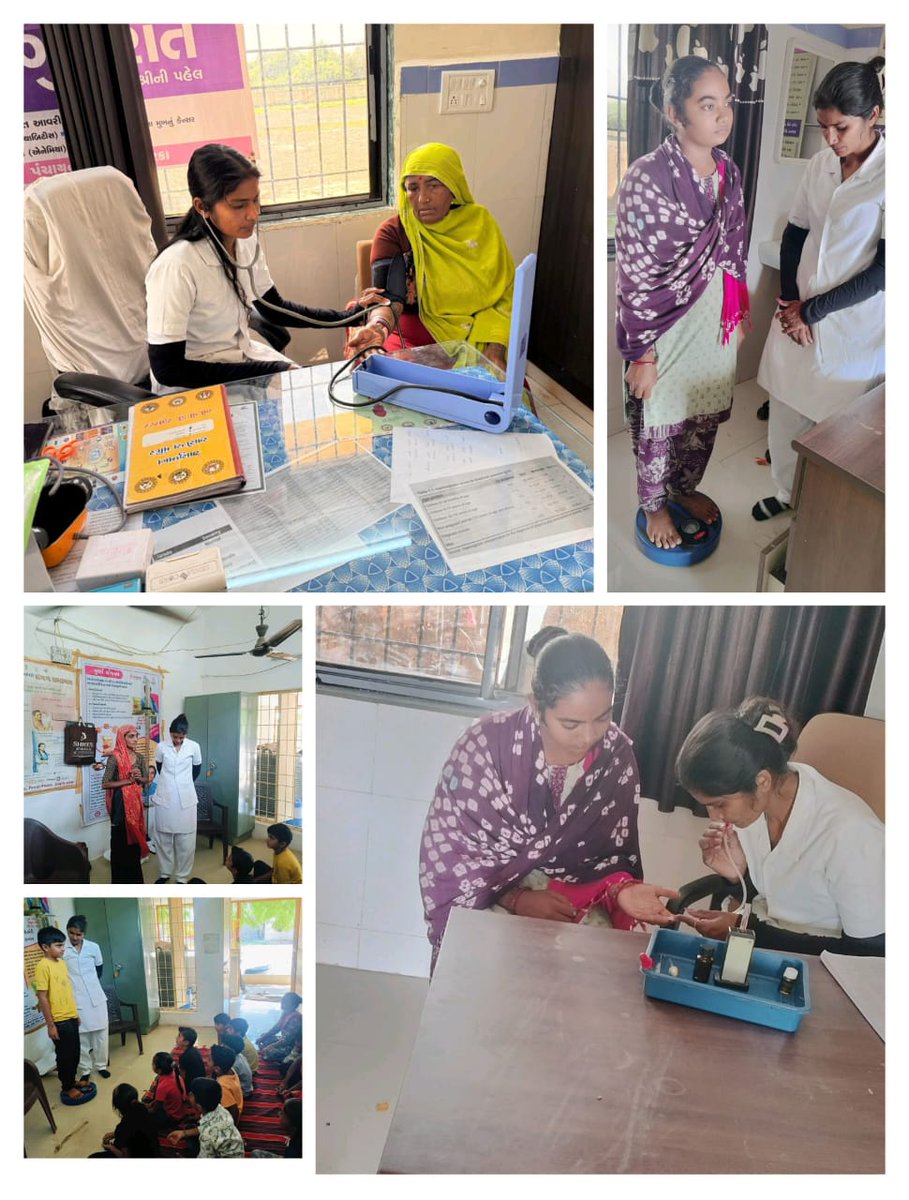 તારીખ 16/10/25 ના રોજ aam kanakpar madi ખાતે શિબિર ના આયોજન મા dm, bp, cancer screening અને કિશોરી નું hb, bmi, અને wellness activity કરવામાં આવી.