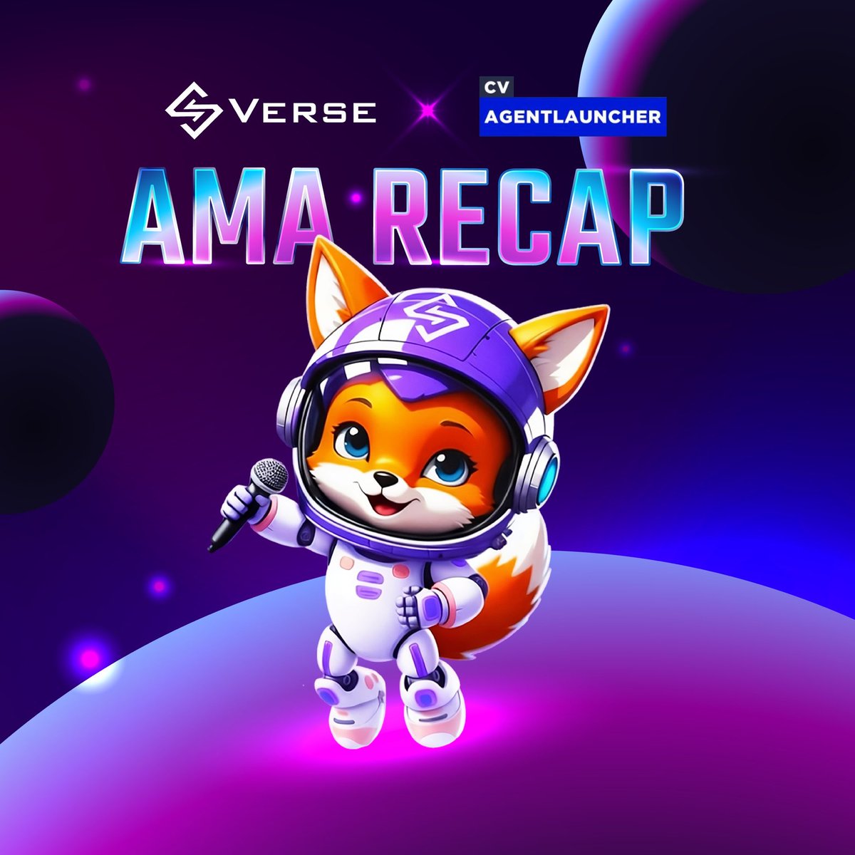 SVerse_Global's tweet image. 💟AMA Recap — SVerse × CV Pad (Agentlauncher)💟

What a session! Today’s X Space brought together SVerse—the multifunctional hub for the Game Creator Economy—and CV Pad (Agentlauncher)—the AI-Powered Launchpad+ backed by CV VC, CV Labs, and DuckDAO.

🎤 Speakers

• Padmadamu —…