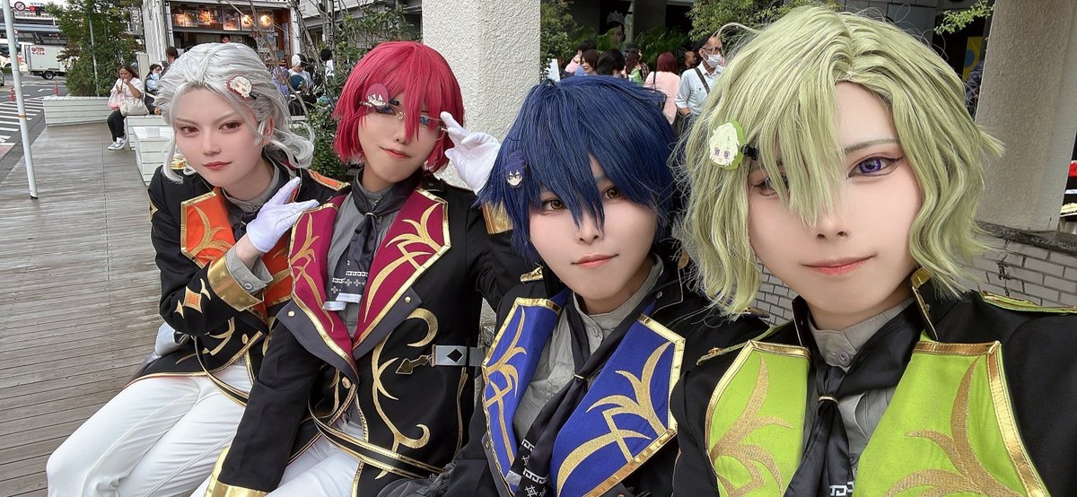 パフォ会場近くでロングタイムスタート待ちです✊
 #フクヤマニメ8 
 #フクヤマニメ