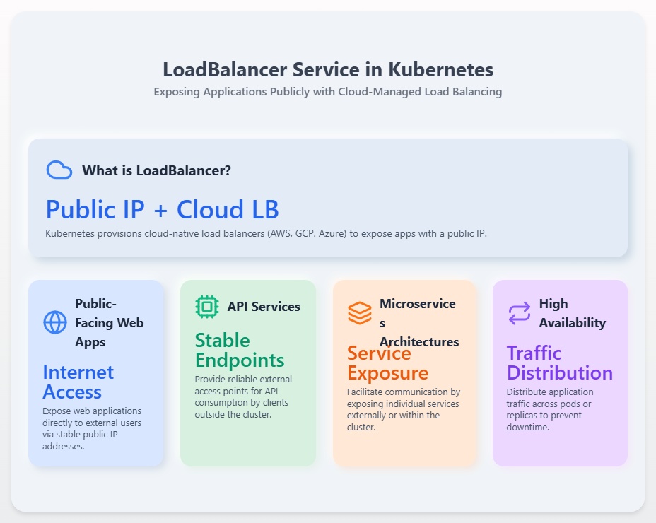 UrsPrasanthBabu's tweet photo. 🌐 Expose Your Kubernetes App to the World with LoadBalancer! (Public IP in Seconds!) 🚀
#Kubernetes #LoadBalancer #K8s #CloudNative #DevOps #Microservices #AWS #GCP #Azure #KubernetesService #ClusterIP #NodePort #CloudComputing #Containerization #Docker #KubernetesTutorial https://t.co/f8Cx90c3sR