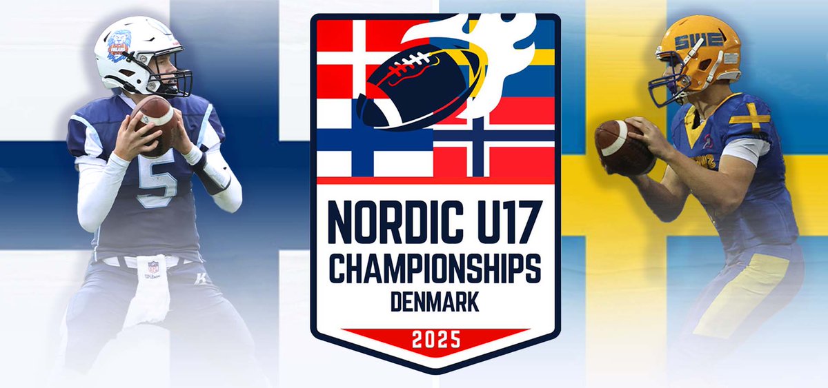 Suomi 🇫🇮 ja Ruotsi 🇸🇪 kohtaavat lauantaina U17-ikäluokan PM-turnauksen finaalissa. Suomi saa vastaansa nälkäisen Ruotsin klo 16 alkavassa loppuottelussa.  Mestaruustaistelu suorana Tanskan jenkkifutisliiton striiming-palvelussa 🏈

LUE LISÄÄ: jenkkifutis.fi/suomi-kohtaa-r…