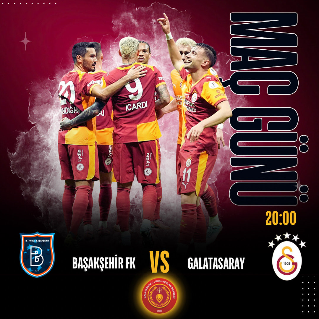 🏆Süper Lig 9. Hafta 
⚽️Başakşehir FK
⏰20.00
#İBFKvGS
Başarılar #Galatasaray