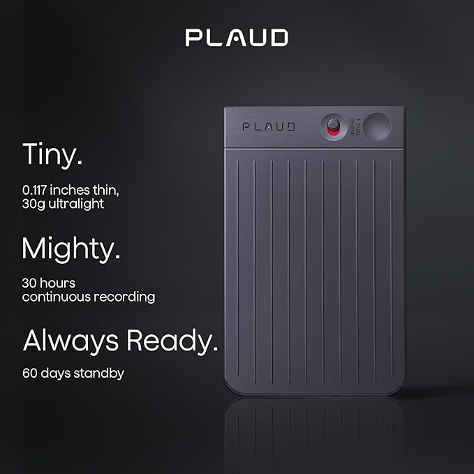 JOYSHOP07's tweet image. 🎤 Plaud Note — the AI voice recorder that listens, transcribes &amp;amp; summarizes in 112 languages! 🧠 64GB, 30hr battery, 300 free AI mins/mo.
 Link: amzn.to/46W3Y5w

C8KE: c8ke.com/JOYSHOP

KIT: kit.co/JOY_SHOP

#AIRecorder #PlaudNote #TechGadgets #MadeInUSA