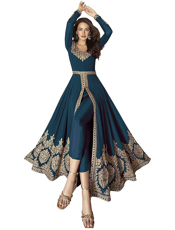 thedealdazzle's tweet photo. Divine International Trading Co Women's Faux Georgette Semi Stitched Top with Santoon Fabric Bottom and Faux Georgette Dupatta Embroidered Front Slit Anarkali Dress   just in  ₹ 1759 

   https://t.co/b3DPqKoPlI #thedealdazzle #greatindianfestivaldeals https://t.co/Q0AaTZJWaa
