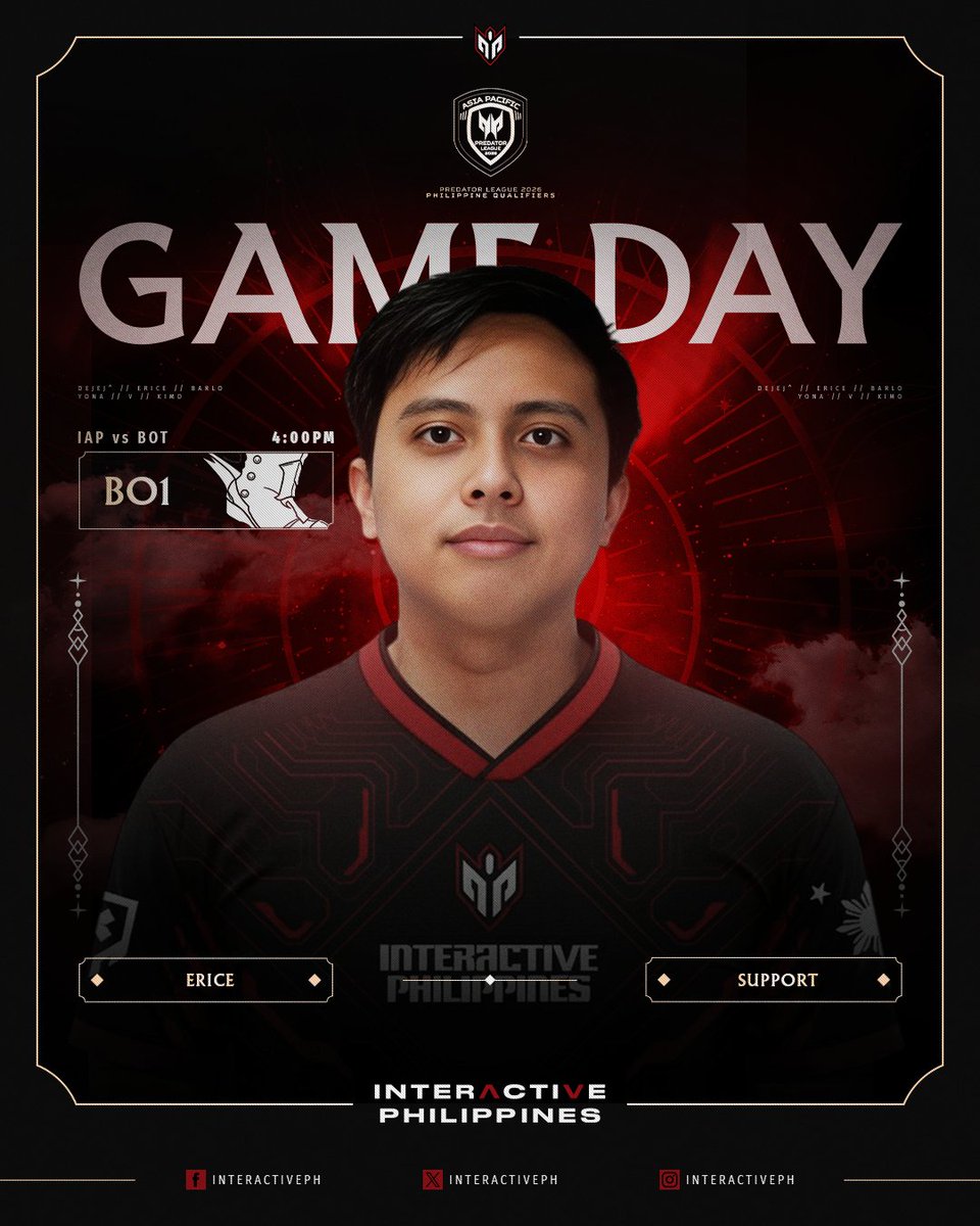InteractivePH's tweet image. Back with some DOTA2 Actions @ Predator League! Palag palag!

🇵🇭IAP ⚔️ 🇵🇭BOT  | 🕔4:00PM UTC +8

#IAPBeast #PredatorLeague #PhilippineQualifier