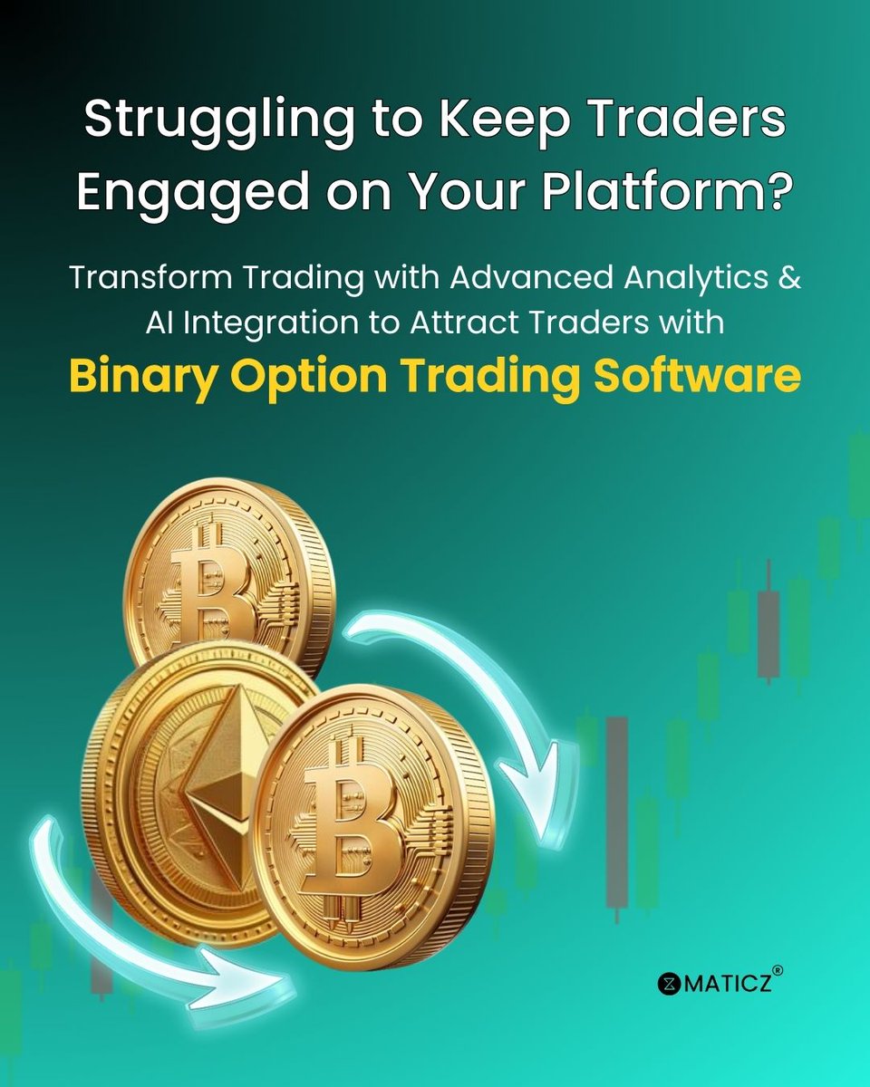 MaticzTech's tweet image. Build a robust Binary Option Trading Platform with Maticz. Empower traders with real-time insights and smart analytics.
Learn more: maticz.com/binary-options…
#BinaryOptions #TradingTech #FintechSolutions