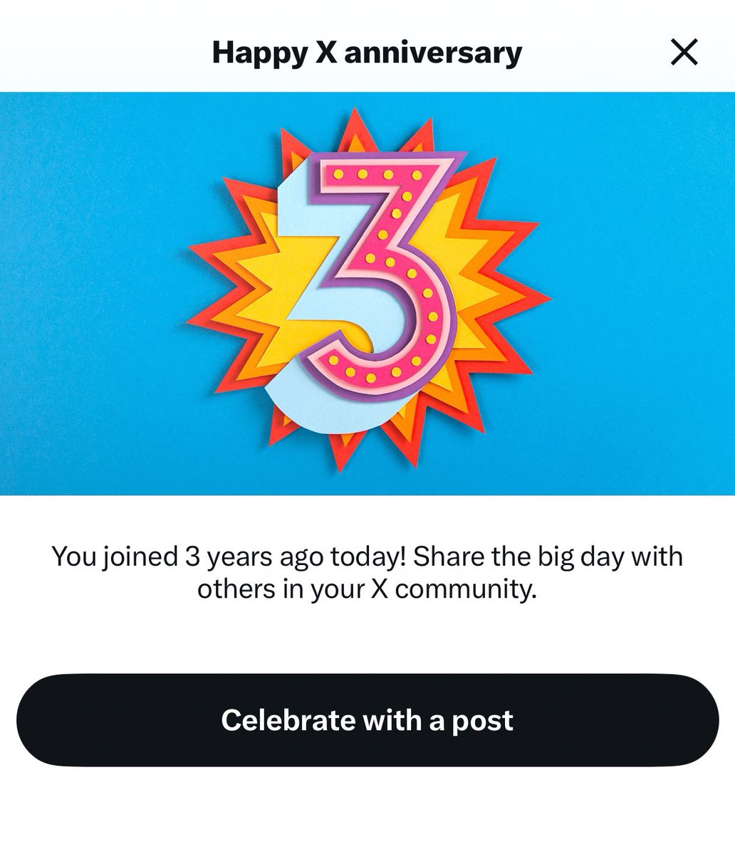 突然發現昨天是開啟推特之路的三週年🤣
(比起X我還是比較習慣叫推特)
雖然沒有繼續經營版面了
但不得不說
這三年在推特也真的認識了很多有趣的人
有這些經驗還挺不錯的❤️