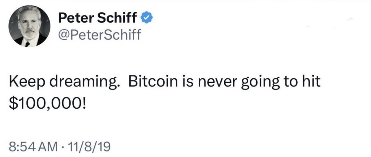 Seems this man needs to go offline, you also says something related to this before Bitcoin hits $100k