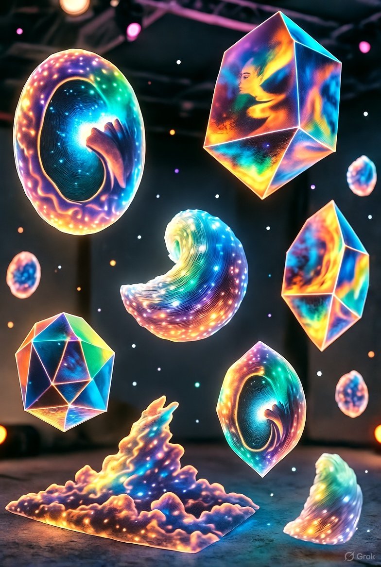 AV_immersive's tweet photo. "Step into the future with hologram projection! Watch 3D illusions dance in mid-air, blending tech and imagination like never before.  #HologramProjection #TechMagic" https://t.co/gKRV6Nim28