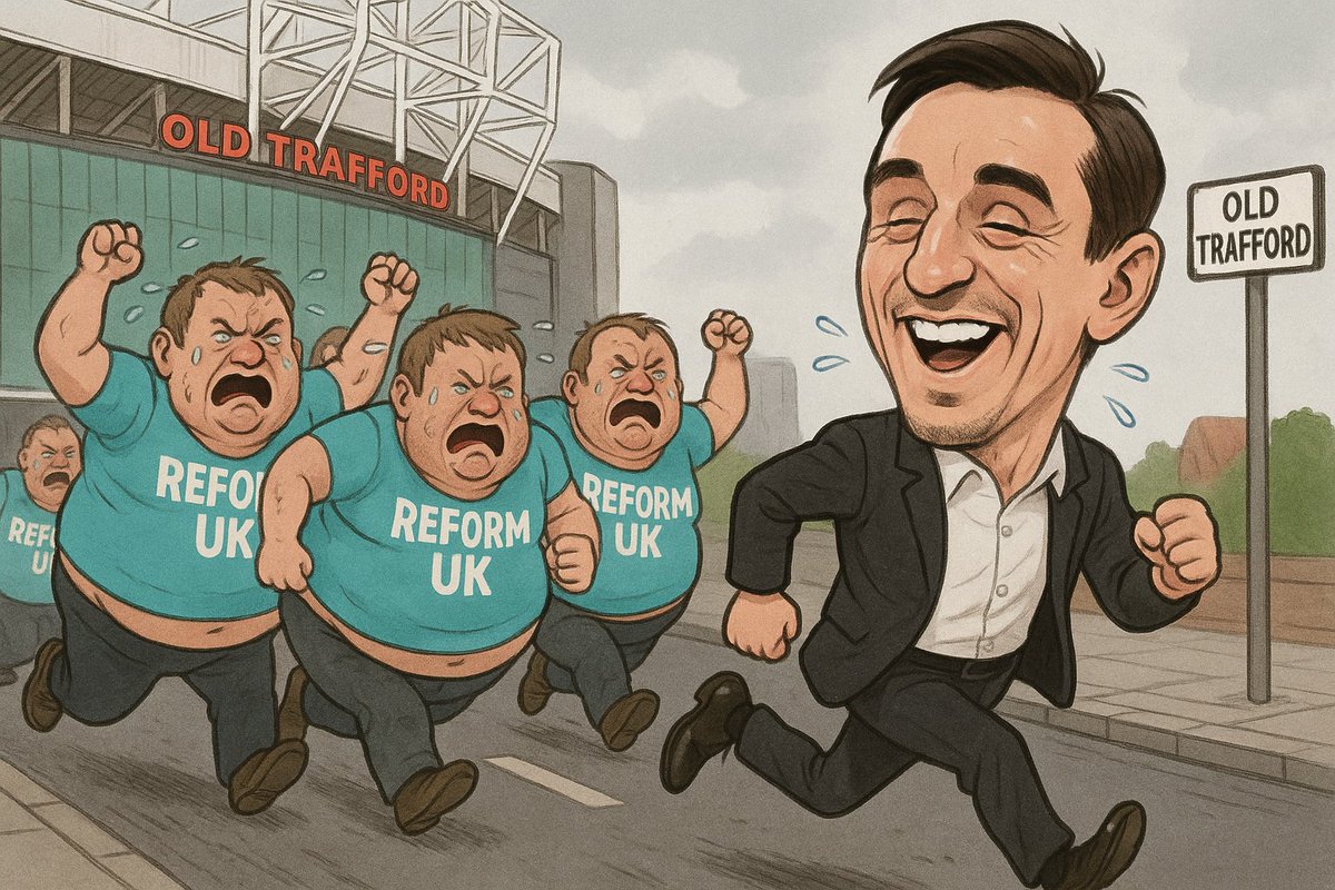 <a href="/AshleaSimonBF/">Ashlea Simon</a> Gary rattled the facists 😆😆credit to <a href="/BotFinderUK/">Albion Book Services</a> #flagshaggers