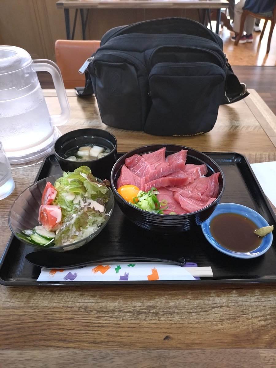 funkfunkfunk3's tweet image. 今日のランチ マグロ丼😋朝ごはんを抜いて 11時に入店