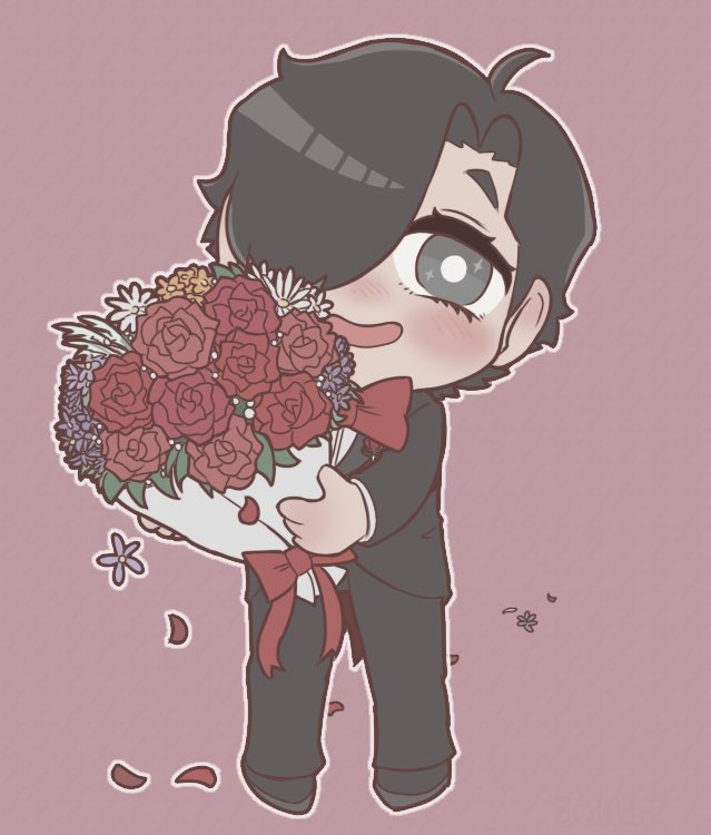 Thanks for the request! This little chibi version is fine, right?
If he came toddling over with a big bouquet like that, even an Alt would completely let their guard down 💐🥰
#cesartorres