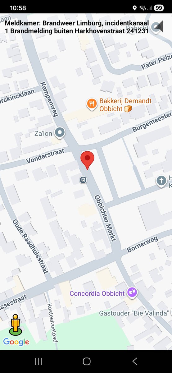 Brandmelding Buiten in Obbicht