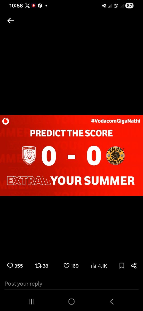 maila_prince's tweet photo. @KaizerChiefs @Vodacom @VodacomSoccer https://t.co/v5cQKFSB23