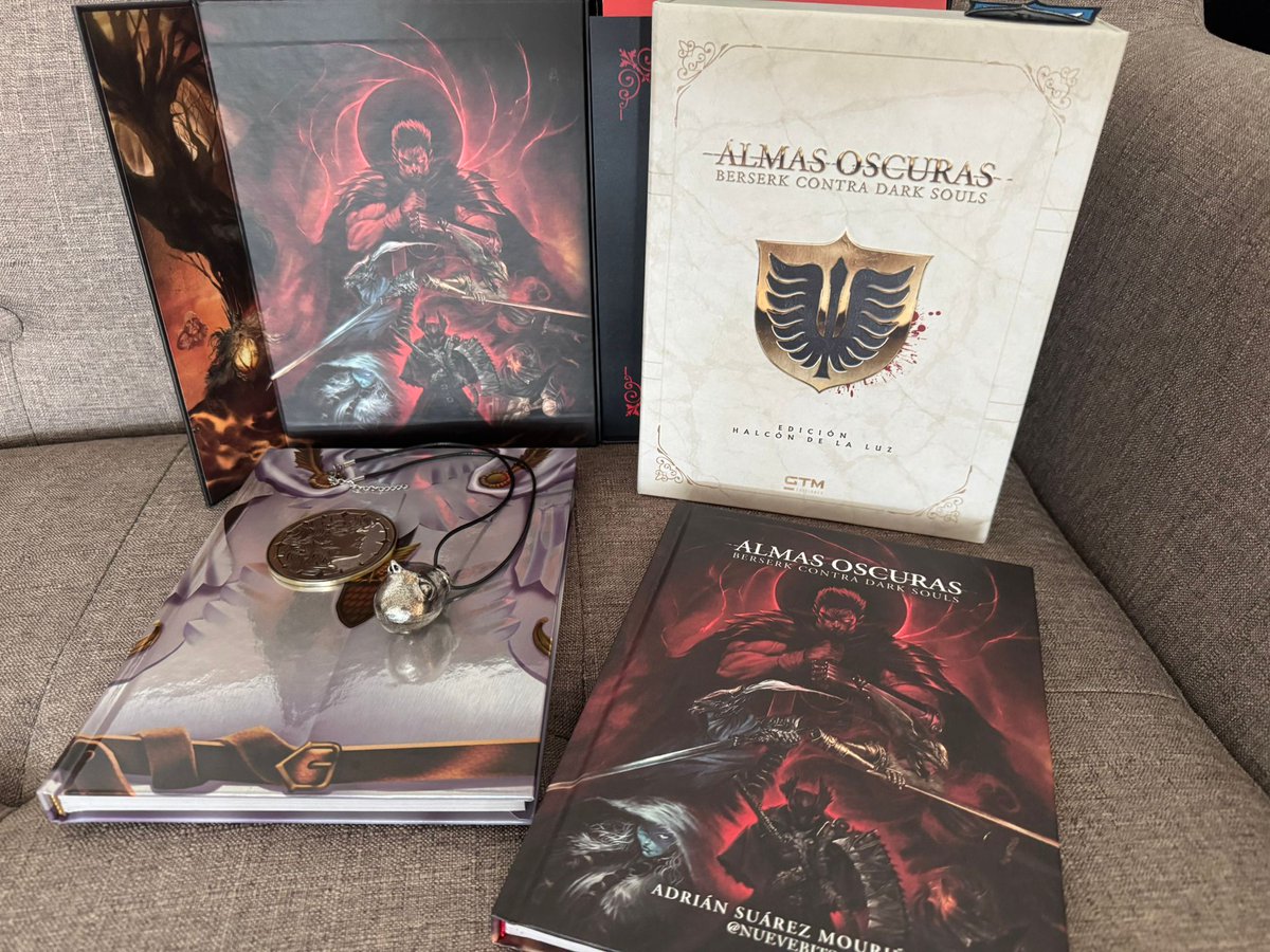 Chequeame tremendo libro Almas Oscuras Bersek contra Dark Souls

Toda la data y refes en común de las dos franquicias en una edición con todo lujo de detalles 

Resérvalo ya, disponibles versión standart y premium versión Griffith en este enlace: shorturl.at/zfv0r #ad