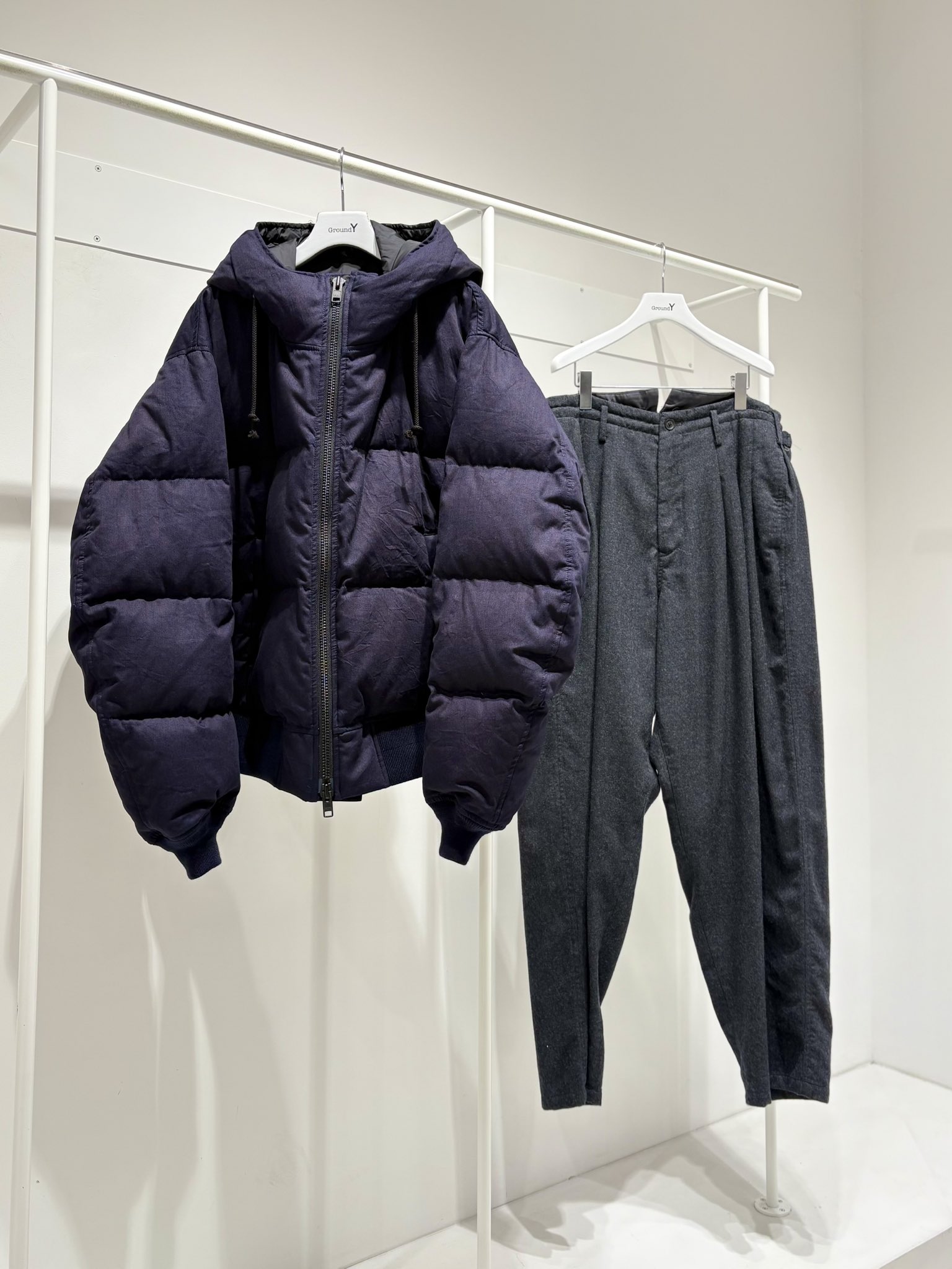 Ground Y チェックコート (ユニセックス) Ground Y チェックコート (ユニセックス) Ground Y チェック