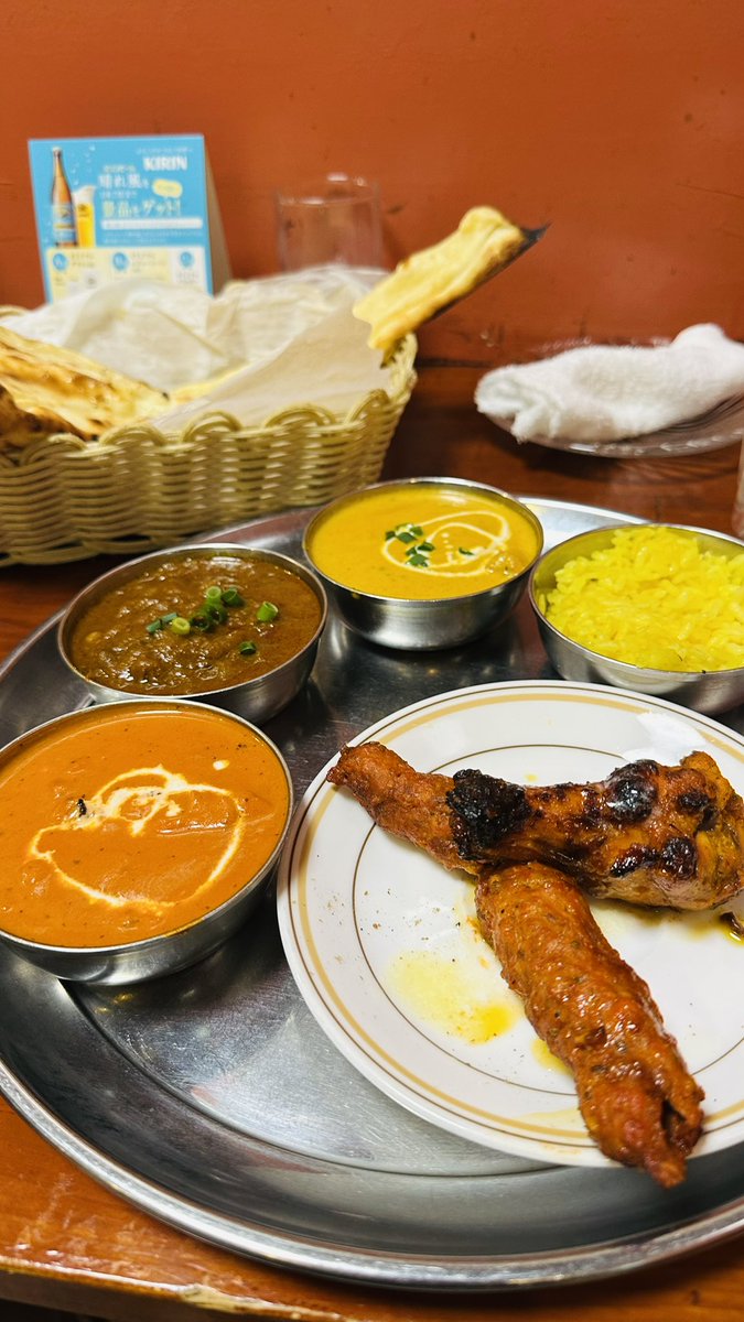 temp_c's tweet image. この間ビリヤニ食べたお店、カレーも気になったので食べに来ました。