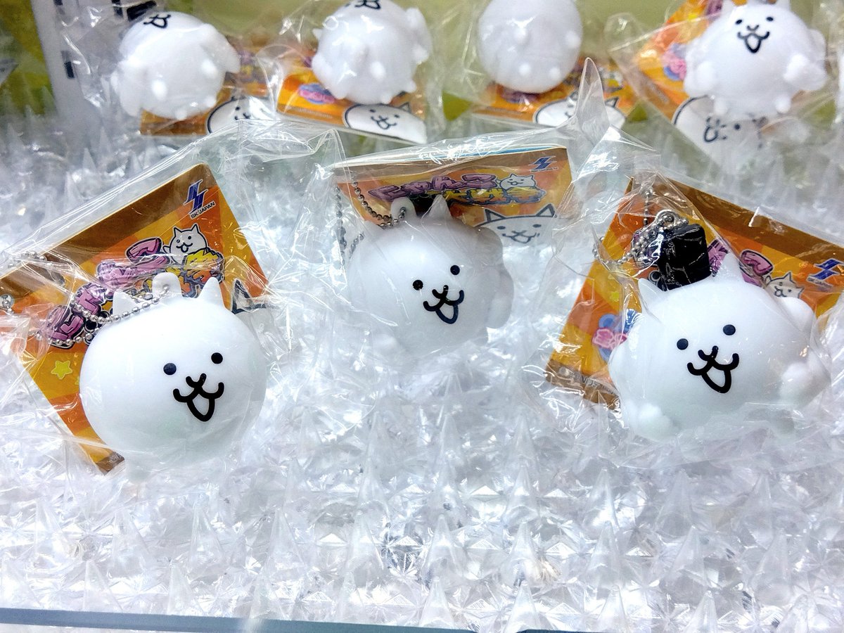 にゃんこ大戦争 ミニソフビライト 衝撃で光る✨ にゃんこ大戦争