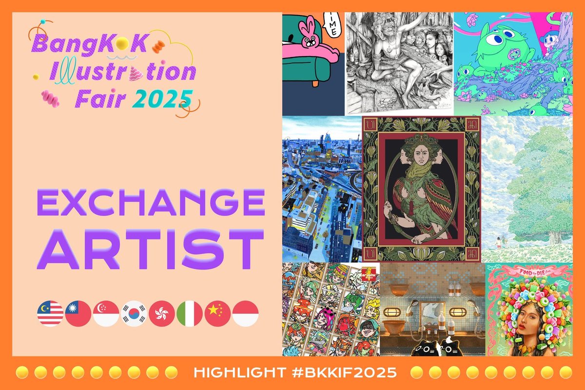 INTERNATIONAL ALLIANCE 8 ราย จาก 7 ประเทศและ EXCHANGE ARTIST ที่พร้อมจะมาเป็นส่วนหนึ่งของบรรยากาศอันน่าจดจำในปีนี้!