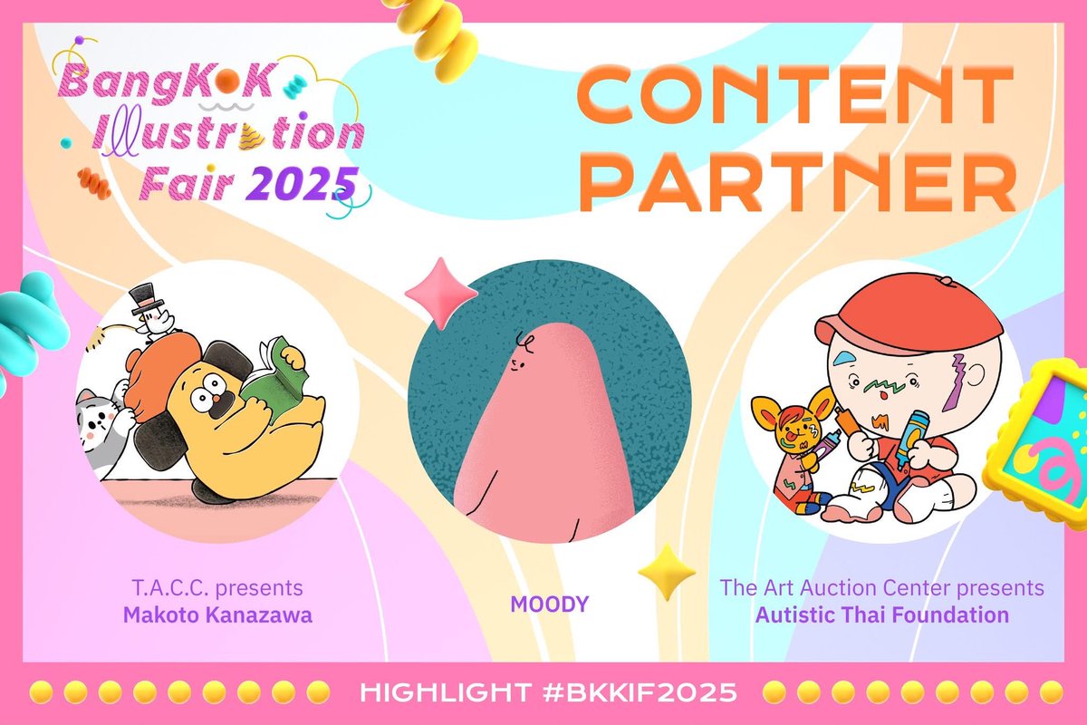 CONTENT PARTNER อาทิ TACC, The Art Auction Center และ MOODY