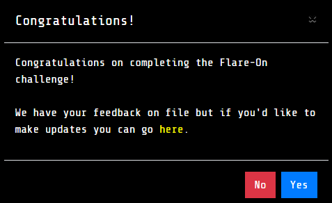 I've definitely gotten a lot more bald after challenge 9. This year's challenges felt a lot more like competitive programming.

#flareon12