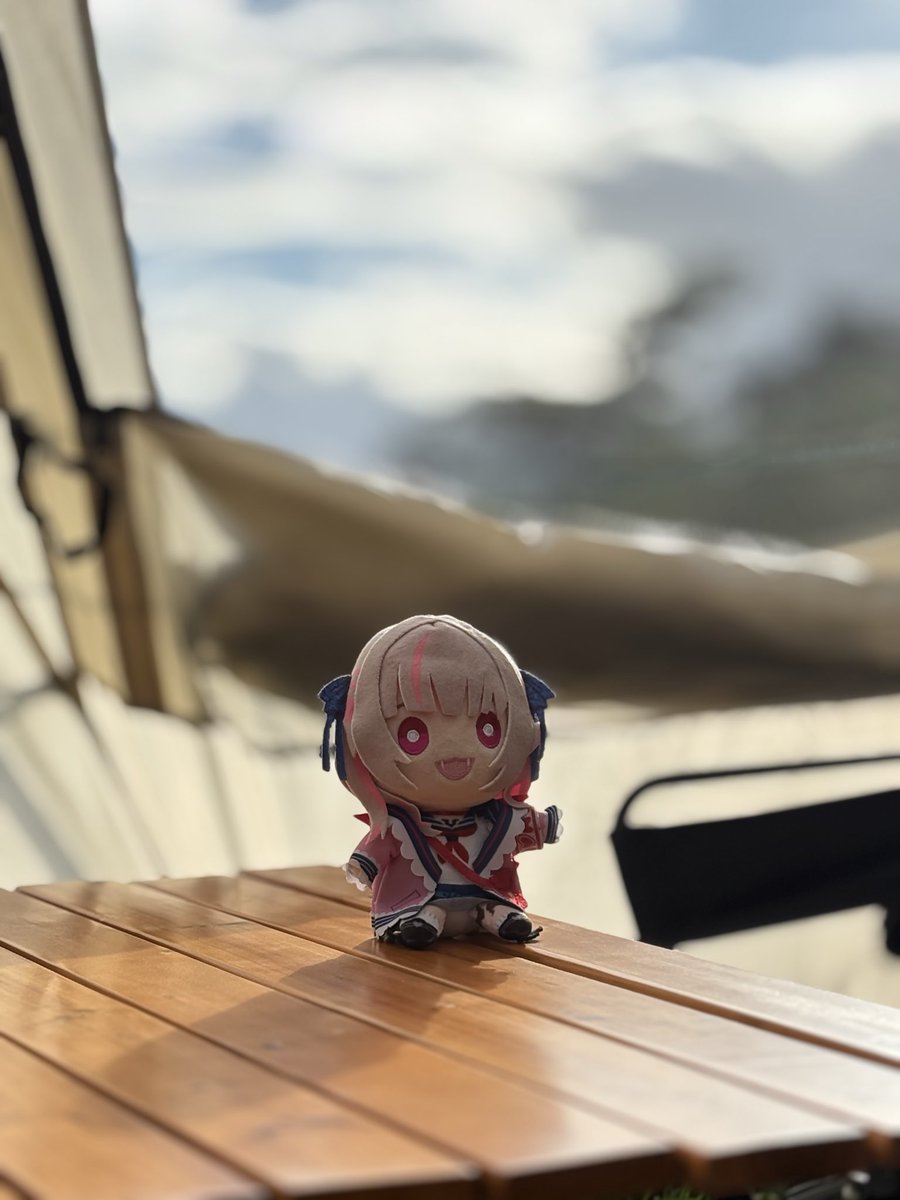暖かい日差しだね。りりむ。