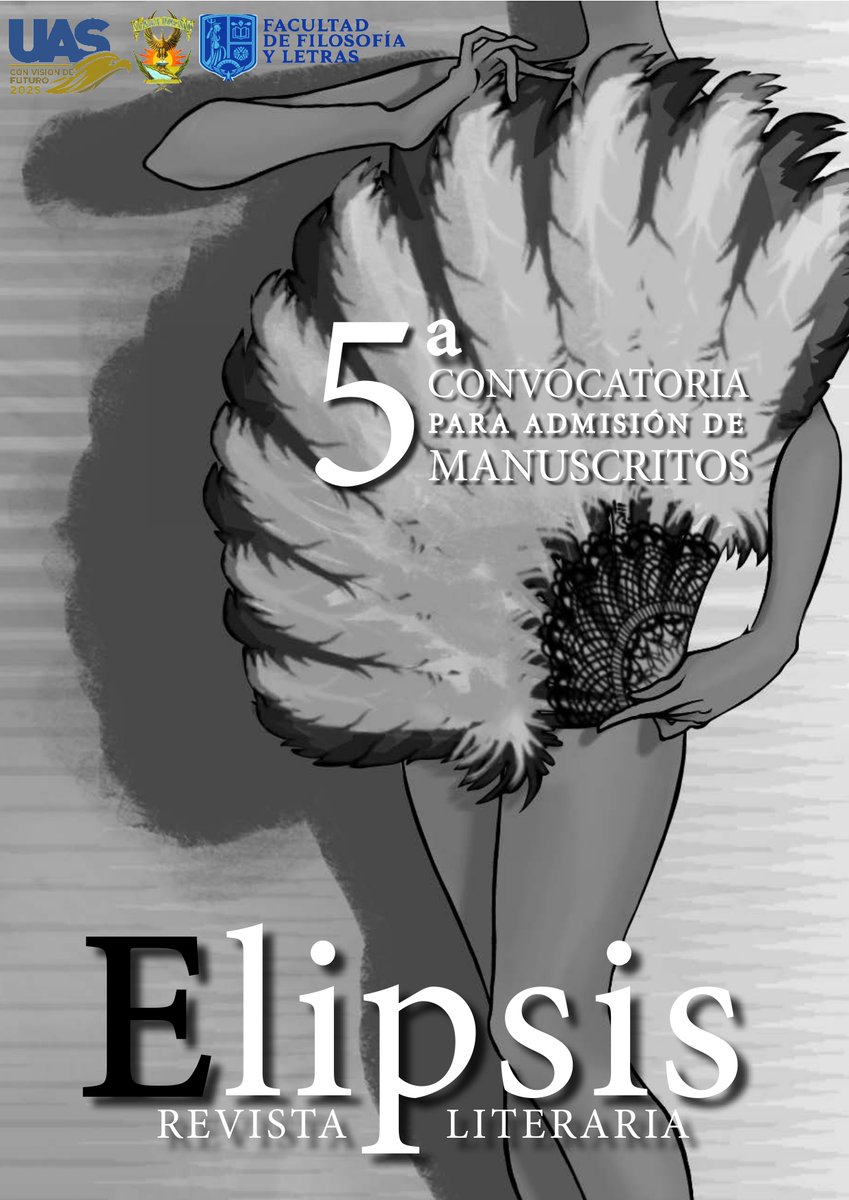 Elipsis_rl's tweet photo. Convocatoria para admisión de manuscritos para el primer número del segundo volumen; abierta hasta el 14 de noviembre del presente año.

#elipsisrevistaliteraria #ConvocatoriaLiteraria https://t.co/YsgamCdoYM