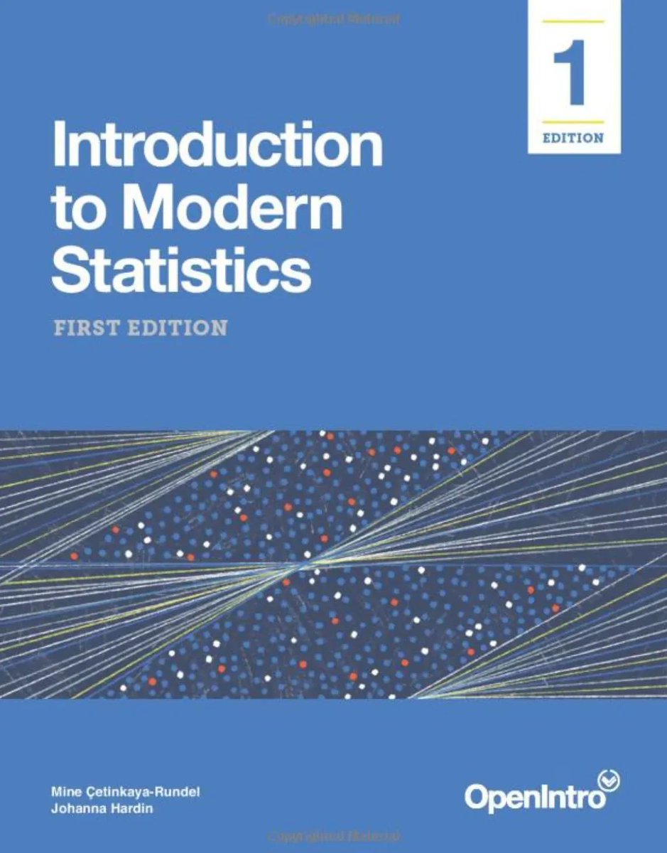 gp_pulipaka's tweet image. Introduction to Modern #Statistics! #BigData #Analytics #DataScience #AI #MachineLearning #IoT #IIoT #Python #RStats #TensorFlow #Java #JavaScript #ReactJS #CloudComputing #Serverless #DataScientist #Linux #Books #Programming #Coding #100DaysofCode  
amzn.to/3VwwYbw