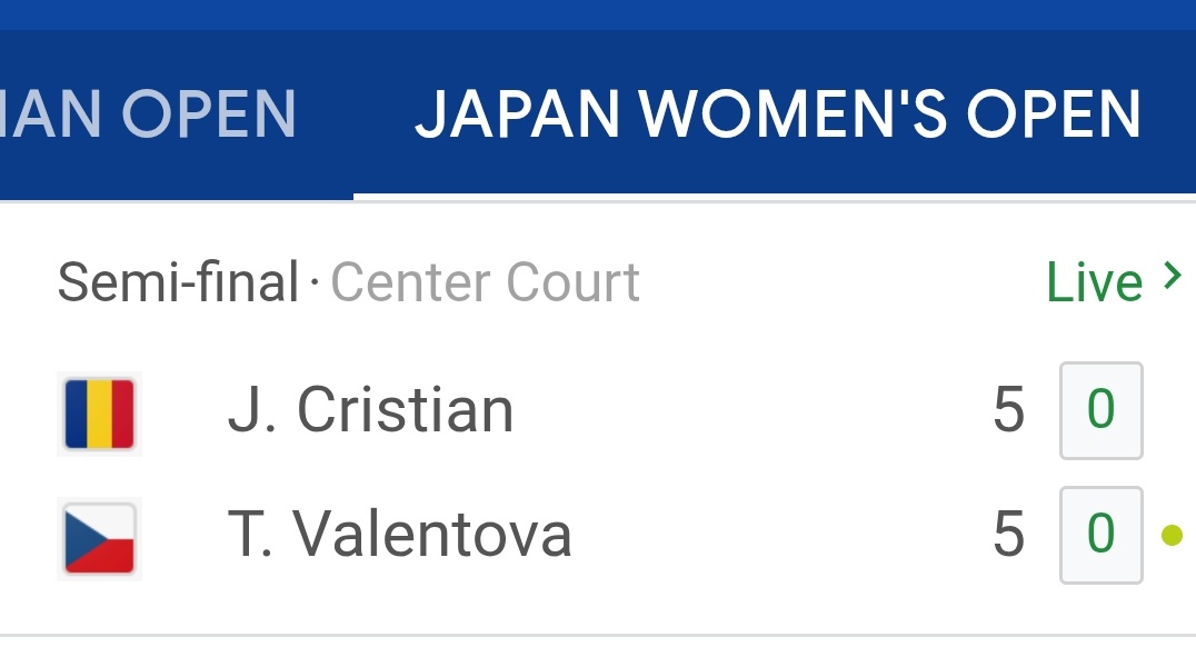 Interesting momentum breaker . Timeout allowed when opponent is serving for set. Wow <a href="/WTA/">wta</a> . Good going..now head 6-5 .