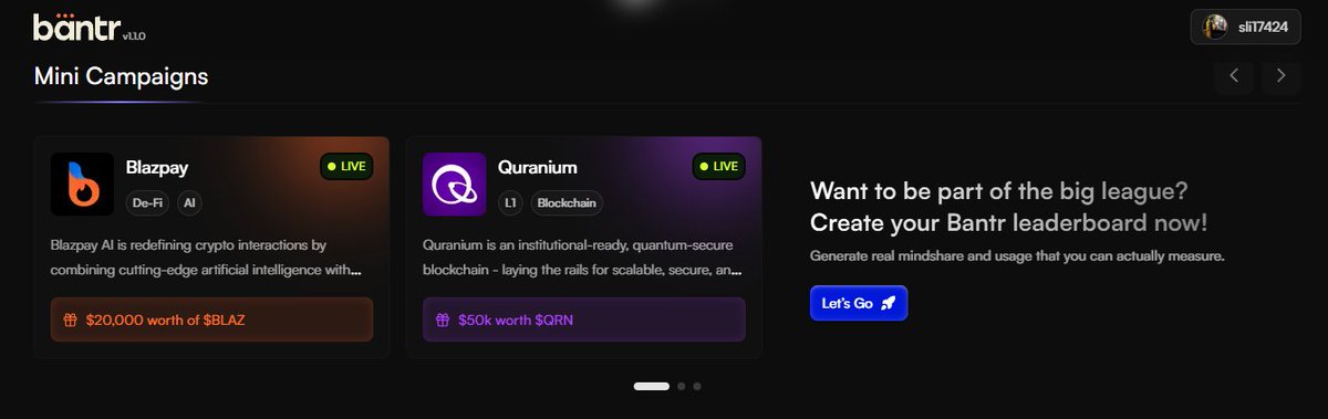 web3新人创作者必看！Bantr × Blazpay × Quranium 三方联动：思想→行动→奖励，影响力直接变现！
 
还在为“内容没人看、影响力变不了现”发愁？
<a href="/Bantr_fun/">Bantr</a> 👉新手友好、奖励丰厚，点击链接立即上车：bantr.fun/?ic=J89ZU2I
 
🔗 三方联动：开辟影响力变现新范式