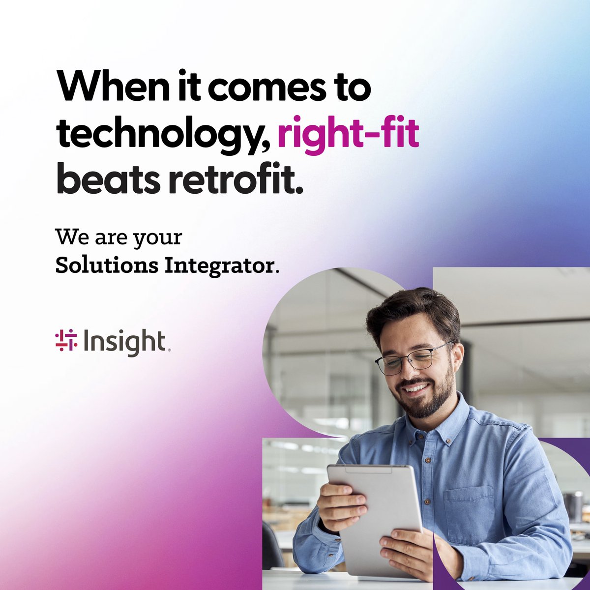 InsightEnt's tweet image. Technology should accelerate progress — not hold you back. 💯

As the leading #SolutionsIntegrator, we deliver right-fit solutions that scale with your business, integrate seamlessly, and help you move forward with confidence.

💪 See how: ms.spr.ly/6006sAHSY