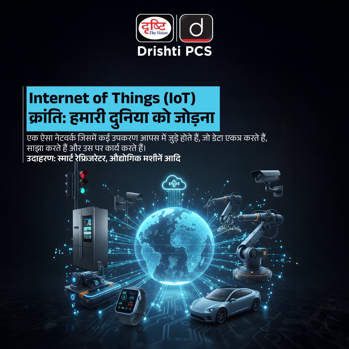DrishtiPCS's tweet image. IoT क्रांति: जब हर चीज़ हुई “स्मार्ट”!
स्मार्ट घरों से लेकर स्मार्ट शहरों तक - IoT ने हमारी दुनिया को आपस में जोड़ा है।

#IoT #SmartIndia #DigitalTransformation #TechnologyRevolution #ConnectedWorld #SmartCities #Innovation #FutureTech #DrishtiPCS