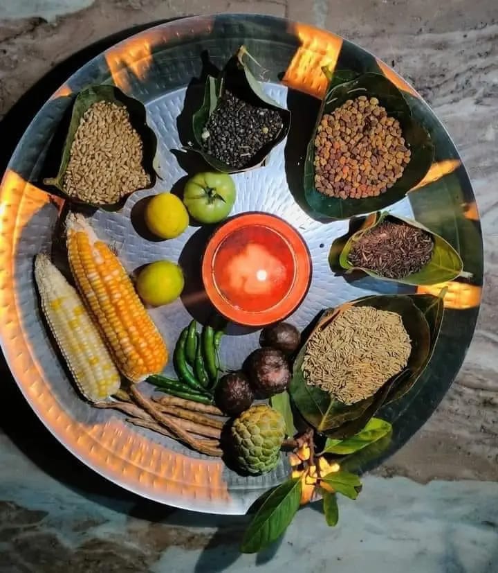 Chaitar_Vasava's tweet image. हजारों साल पहले भील पूर्वजों ने कुदरती भूख मिटाने के लिए धान की पहचान की और खेती की शुरूआत की। भीलवंश के पूर्वजों ने खेती करके अपनी संपति को जीवित रखा और पूजा करते हैं।
सुख-समृद्धि एंव धन-धान्य के पावन पर्व धनतेरस की सभी को हार्दिक शुभकामनाएँ।
#Dhanteras2025