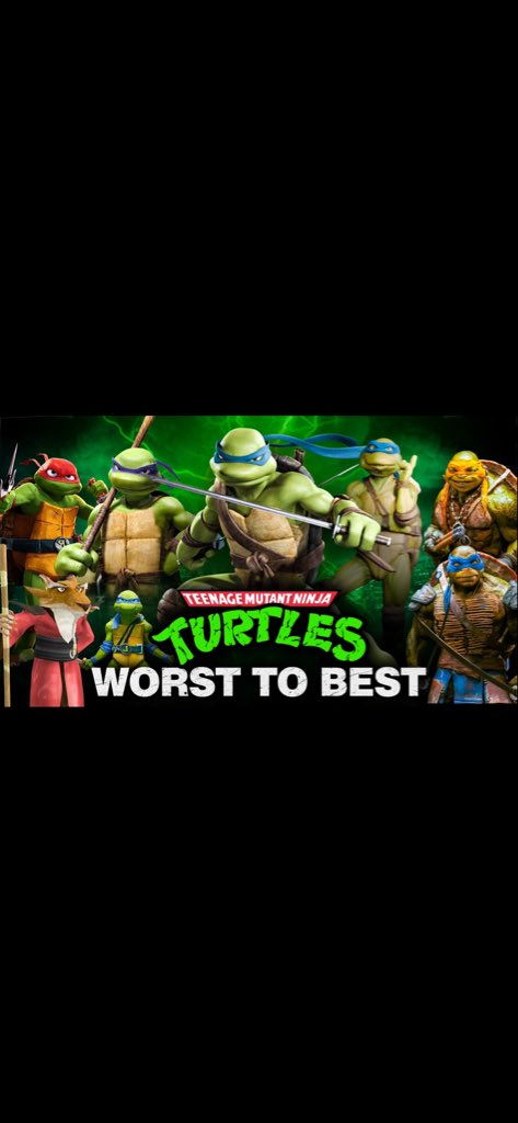 thenerdsector's tweet photo. New video up! Every TMNT Movie Ranked from Worst to Best
https://t.co/z621oXibxF https://t.co/hI5g8rtjcH