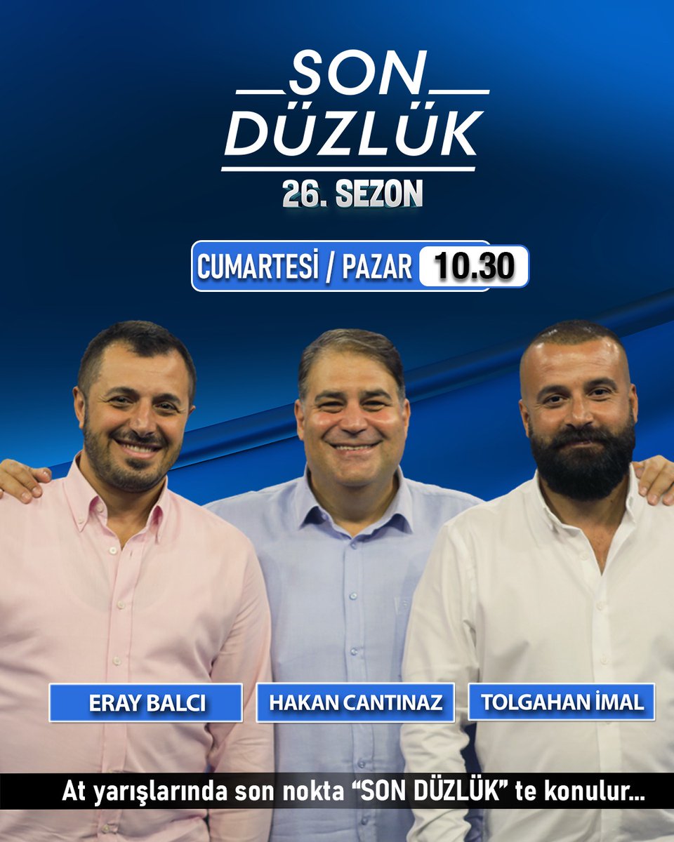 🐎 Son söz, her zaman ‘Son Düzlük’te söylenir!   

 Günün gelişmeleri ve yorumları için buluşuyoruz. 💯

 #TayTV