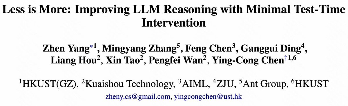 ZhenYang_CS's tweet image. 🚀 Excited to share our latest work (p1)! We’ve been exploring how to boost LLM reasoning performance. Welcome to drop an upvote on HuggingFace and a star on GitHub 🤗:
Code: github.com/EnVision-Resea…
Arxiv: arxiv.org/abs/2510.13940
HuggingFace: huggingface.co/papers/2510.13…